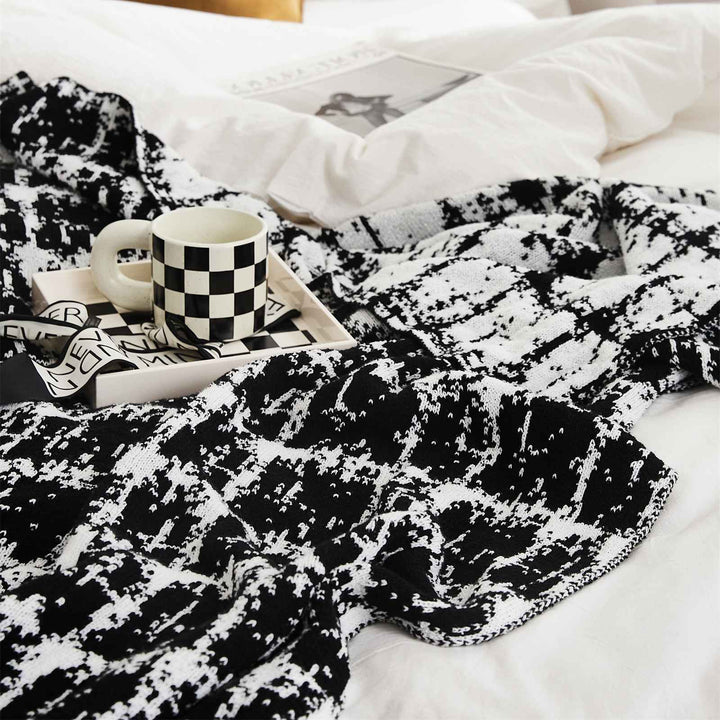 BowLift | Luxury Wool Knitted Blanket - Elegant Wearable Sofa Bed Throw - Perfect for Home, Travel, and TV Time