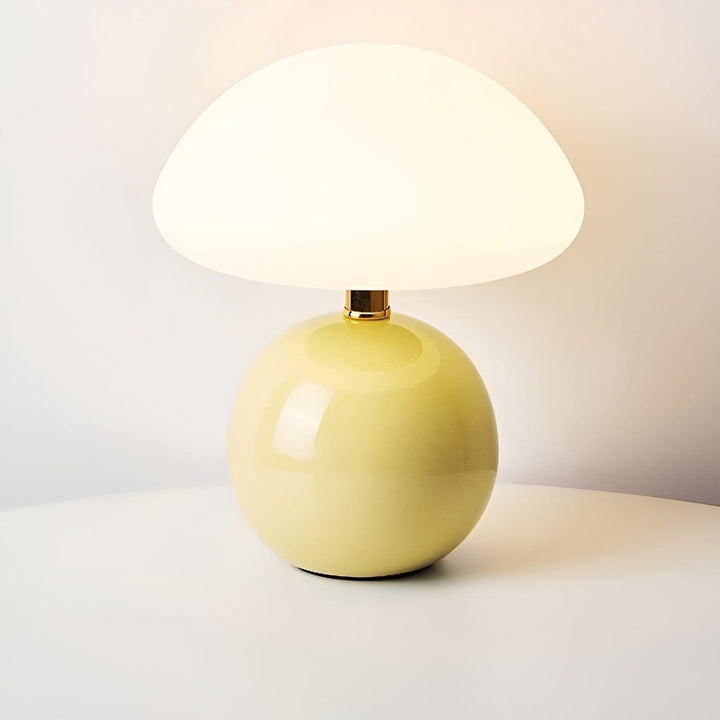 CreamyShine Lamp - Cozy Mushroom Nightstand Lamp | Bowlift