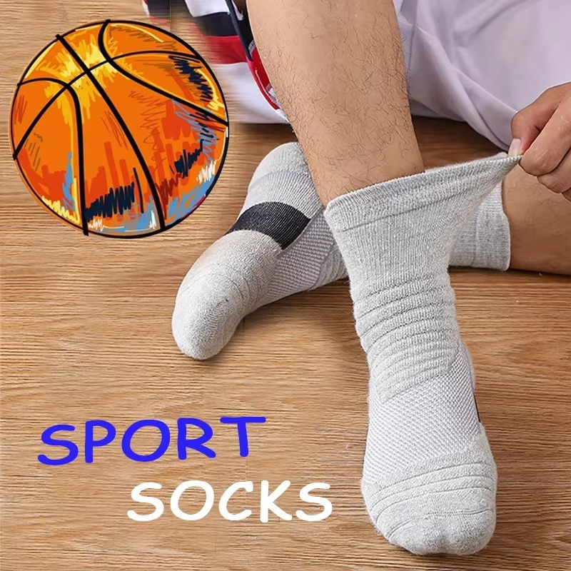 BowLift | Breathable Moisture Wicking Athletic Basketball Socks for Men