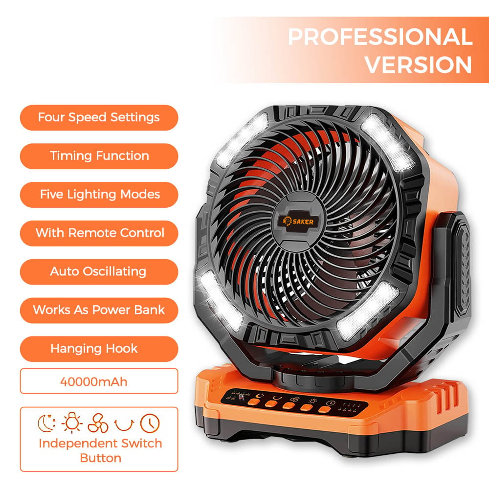 Rechargeable Camping Fan | Bowlift