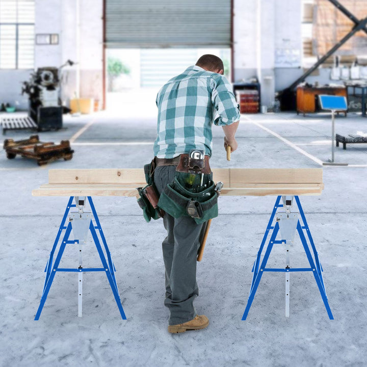 2x Scaffold Stands Folding Stands 7-fold height adjustable | Bowlift