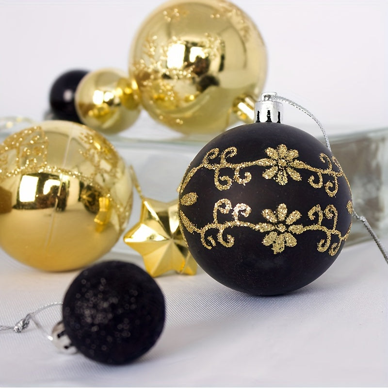BowLift | Christmas Tree Baubles Set – Plastic Hanging Ornaments