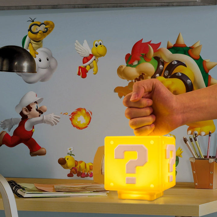 Power-Up Block Night Light - Super Mario-inspired Game Decoration Bowlift