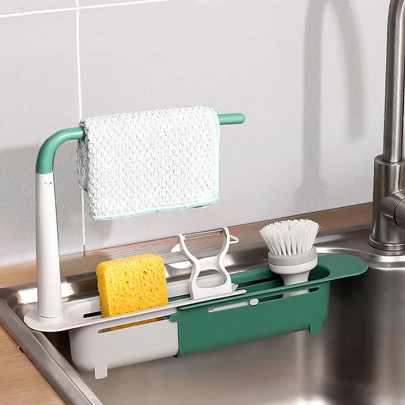 BowLift | 27SinkRack — Turn your sink into a sparkling clean organizational wonder without drilling!