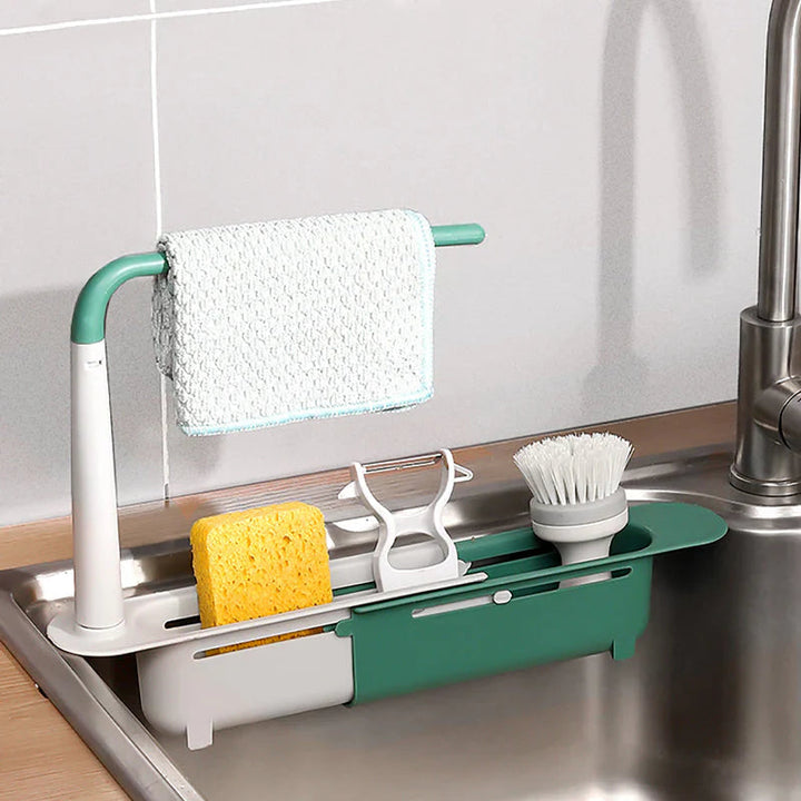BowLift | 27SinkRack — Turn your sink into a sparkling clean organizational wonder without drilling!