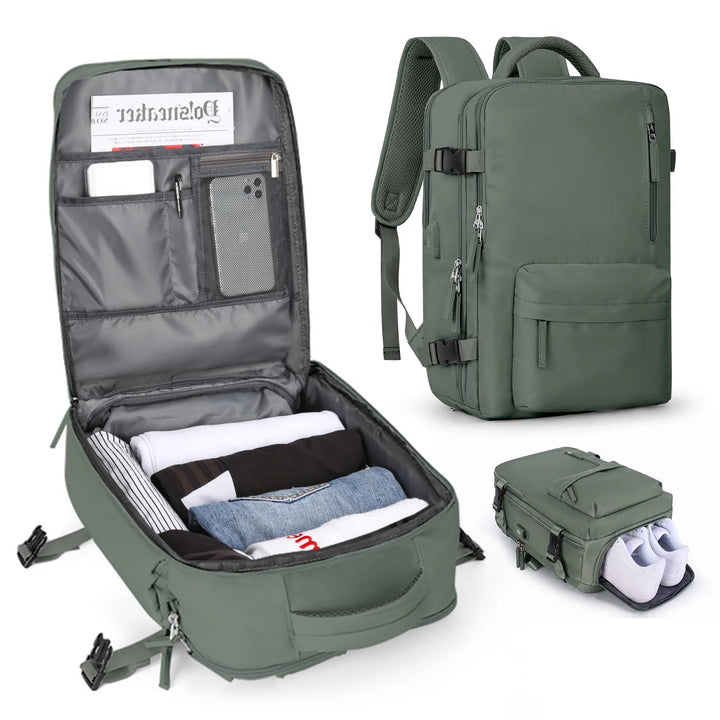 BowLift | Women's Large Travel Backpack Waterproof Hiking Backpack