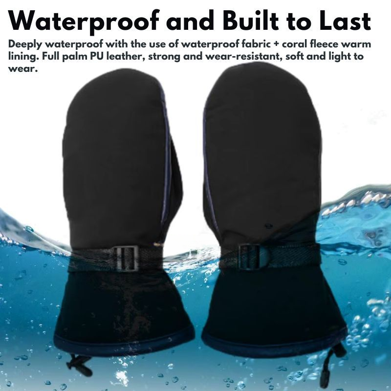 BowLift | Electric Heating Gloves | Dual-Sided, 10,000 mAh USB Rechargeable | Waterproof Skiing & Motorcycle