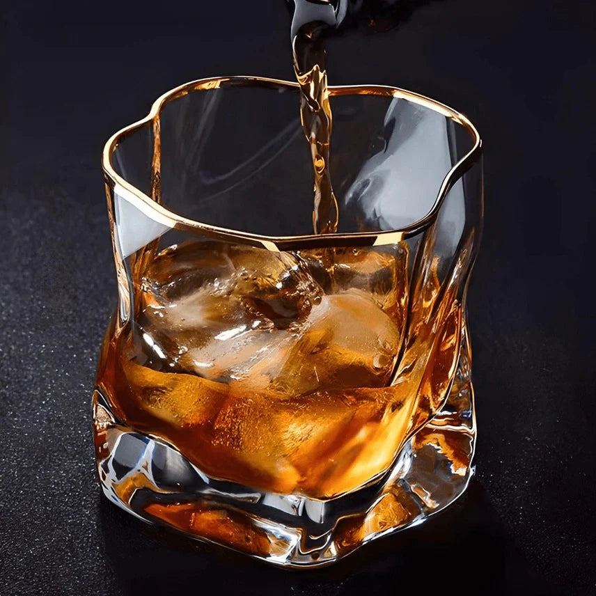 Textured Whiskey Glass 2-Piece Set Bowlift