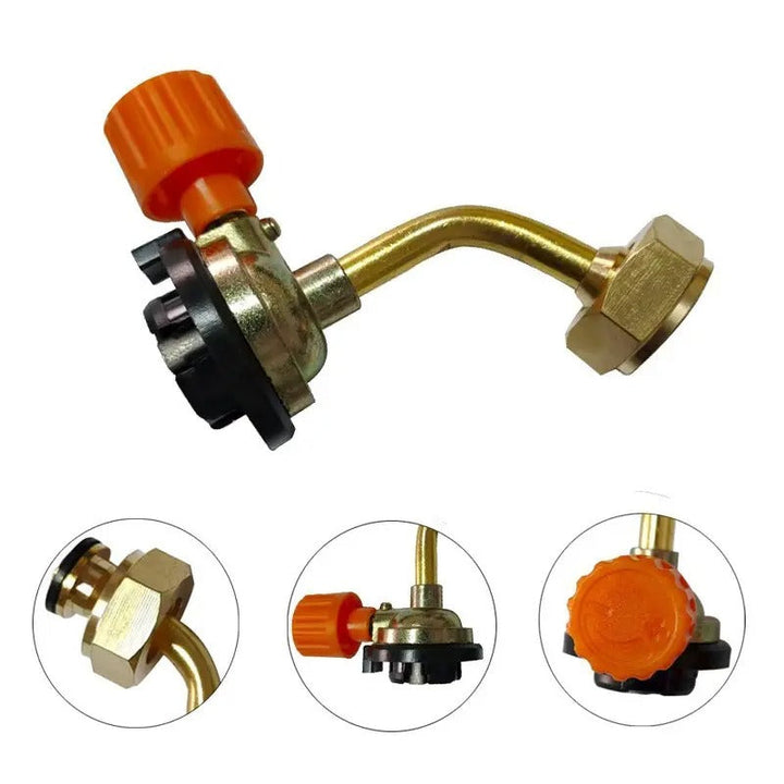Hose-Free Gas Refill Adapter Bowlift