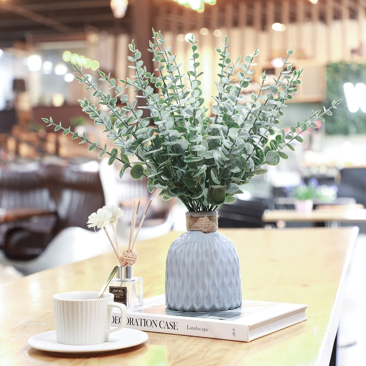 BowLift | SpringEuca Artificial Eucalyptus – Decorative Centerpiece for Get Well or Hanukkah