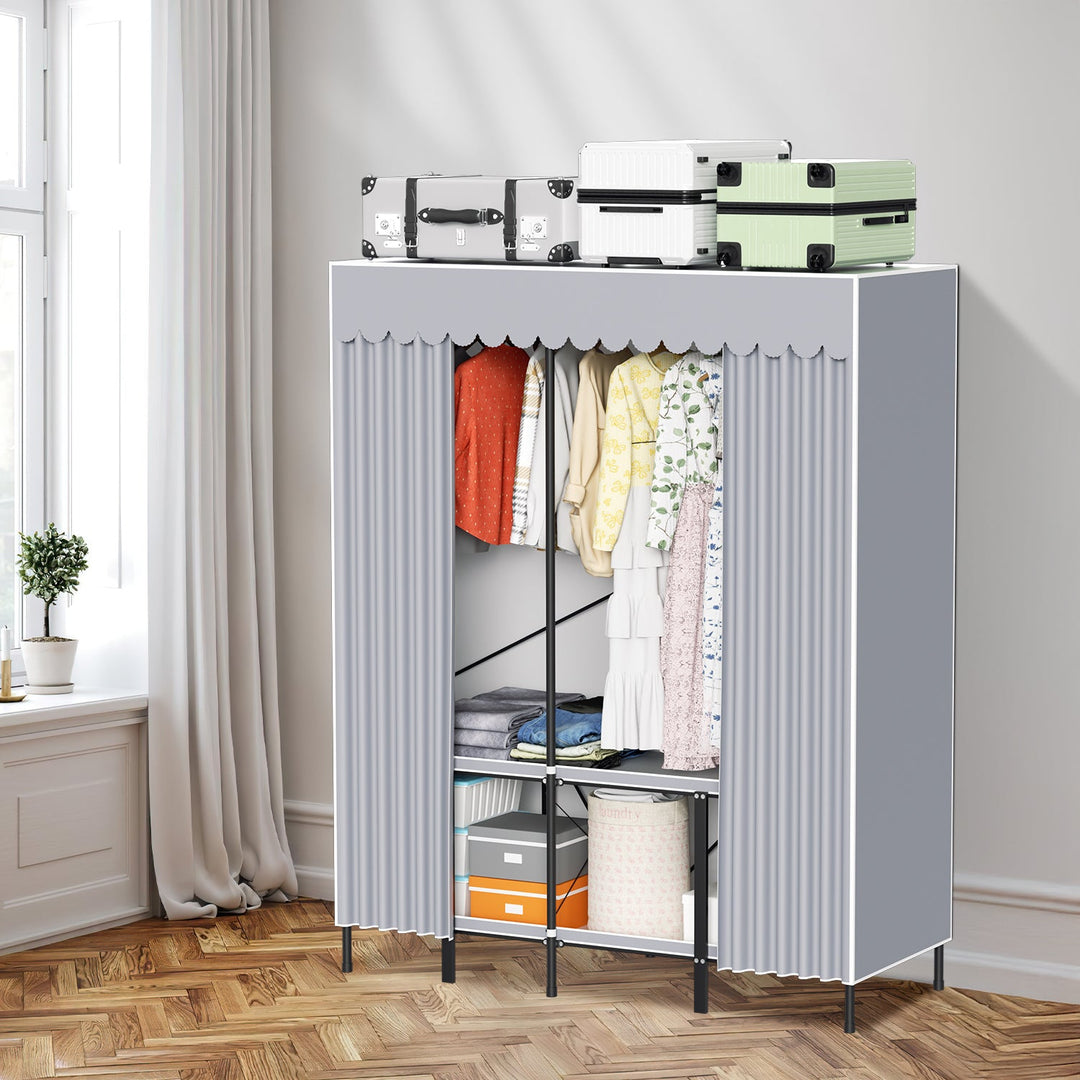 Foldable wardrobe bedroom cabinet | Bowlift