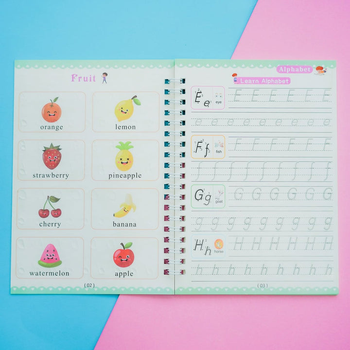 BowLift | Children'S Numbers Letters Practice Magic Copybook