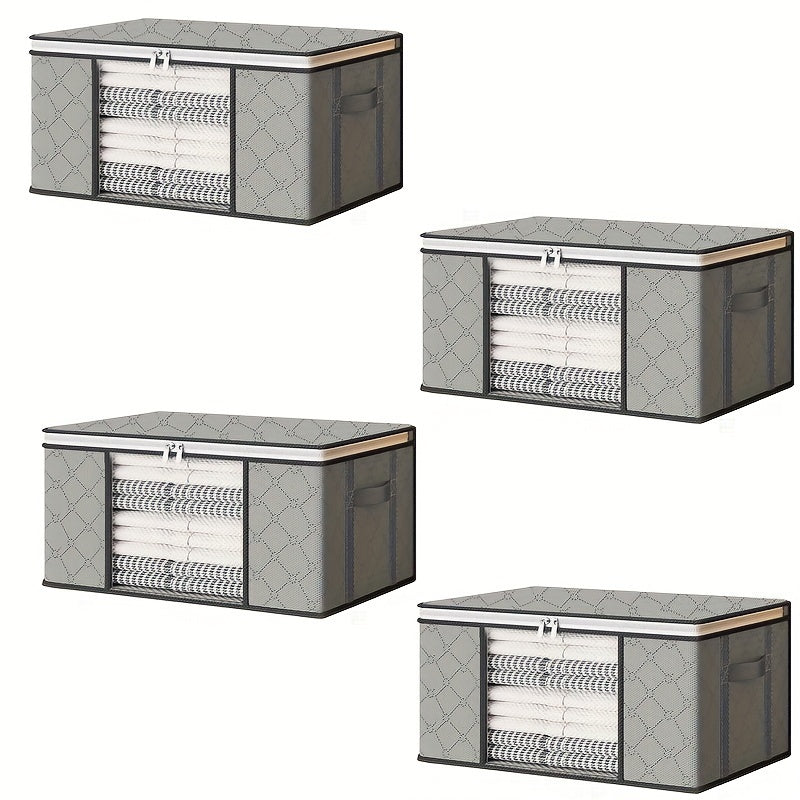 SmartStore - Foldable Storage Bags Set of 4 for Clothing and Bedding Bowlift