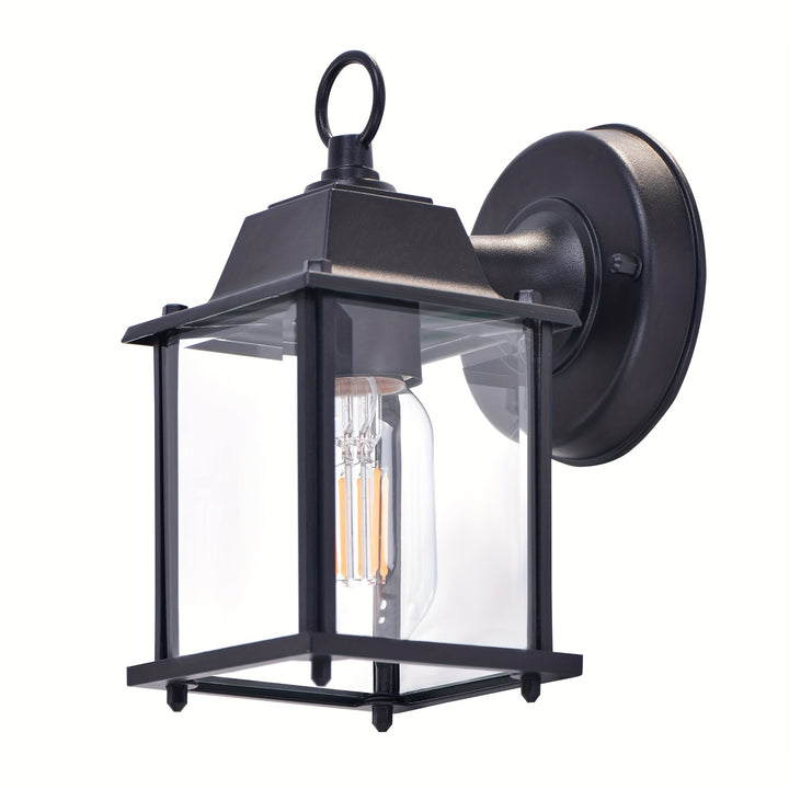 BowLift | Outdoor Wall Light Glass Lantern Metal Frame