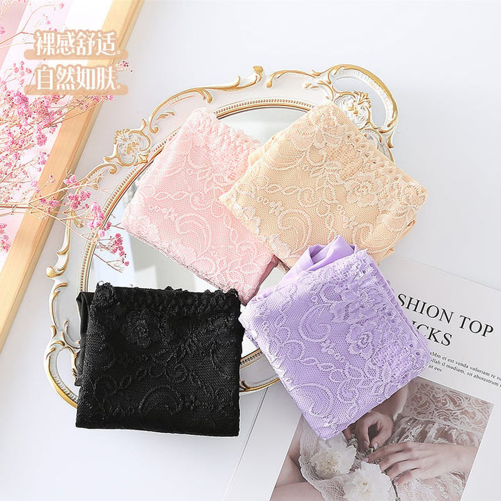BowLift | 4pcs/set High Elastic Lace Panties