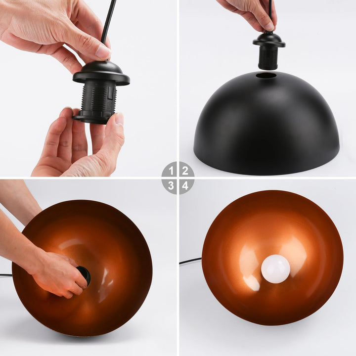Retro Metal Lampshade 2 Pieces | Bowlift