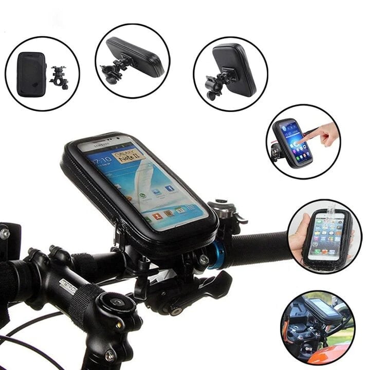 BowLift | RideCharge Pro – Waterproof Phone Holder with USB and 15W Wireless Charging for Bicycle and E-Bike