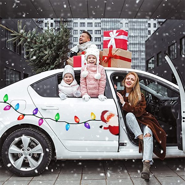 BowLift | Christmas Magnet Decor | Reflective Light Bulb Magnets | For Car, Refrigerator & Metal Surfaces