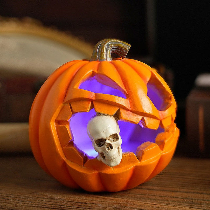 BowLift | Spooky Realistic Jack O'Lantern Halloween Decoration | Skull Prop