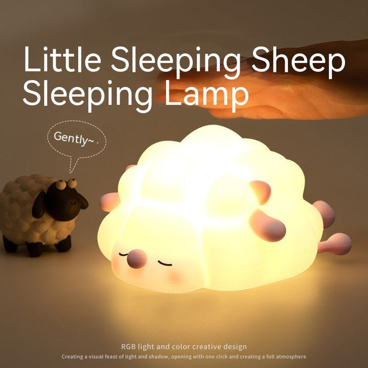 Rechargeable sheep night lamp with timer and dimmer | Bowlift