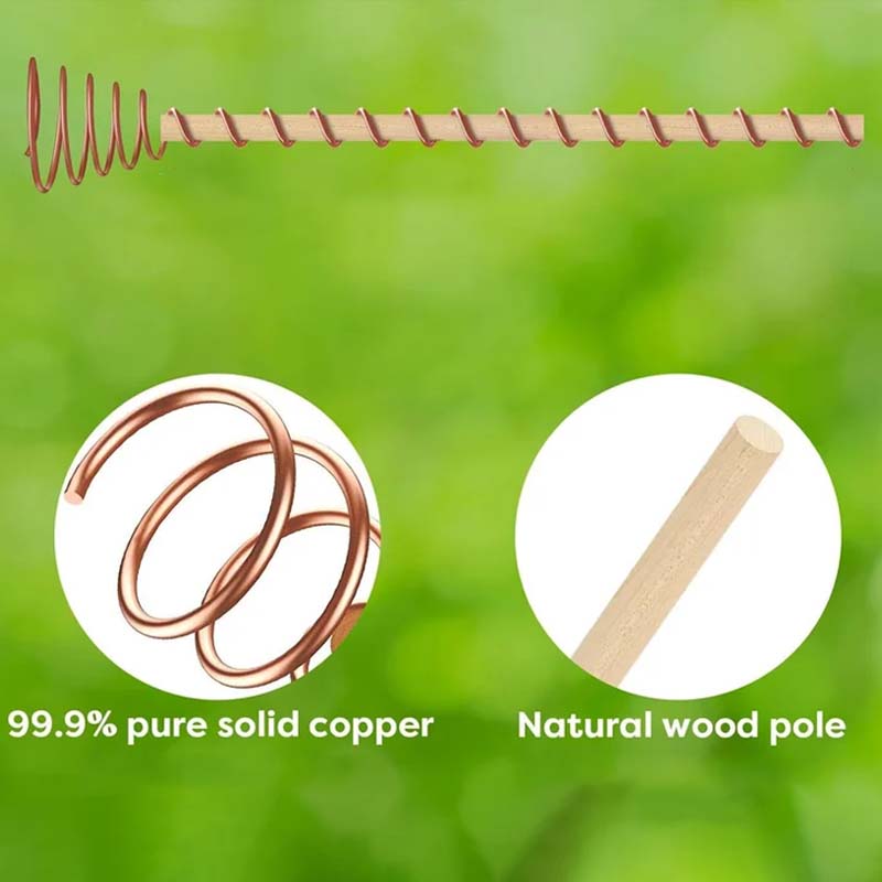 Copper plant stakes 30 cm | Bowlift