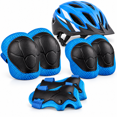 Protective Skate Pad Set with Breathable Mesh Knee Elbow Wrist Guards Bowlift