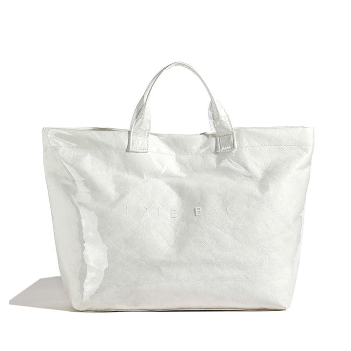 Women Letter Print Tote Bag | Bowlift