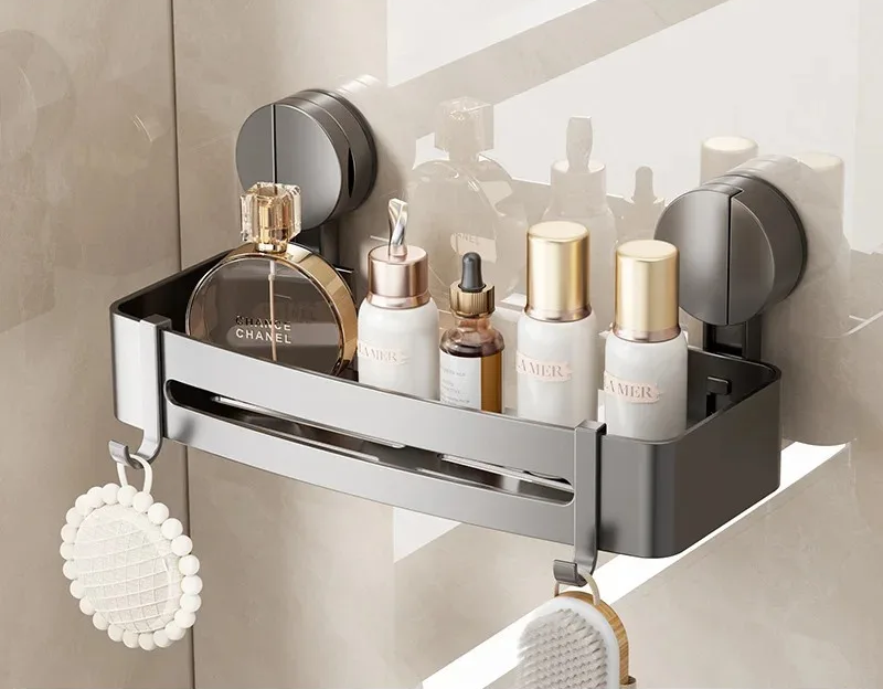 AquaGrip – Luxury Suction Cup Bath Shelf without Drilling Bowlift