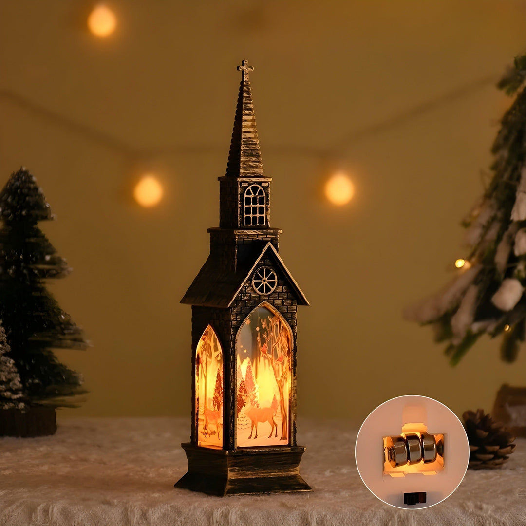 HolidayGlow Light - Modern Christmas Ornament LED Light | Bowlift