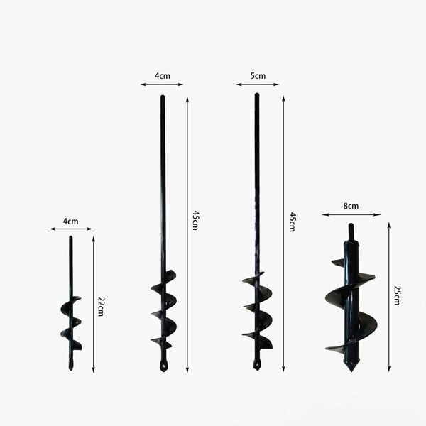 BowLift | Spiral Garden Drill — High-Load Spiral Auger for Deep Planting