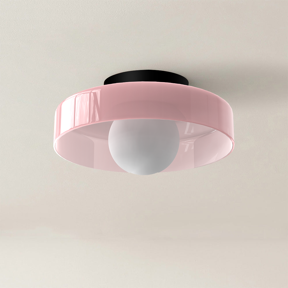 BowLift | LED Round Flush Mount Ceiling Light Fixture - Modern Energy-Efficient Lighting for Contemporary Home Décor & Low Ceilings