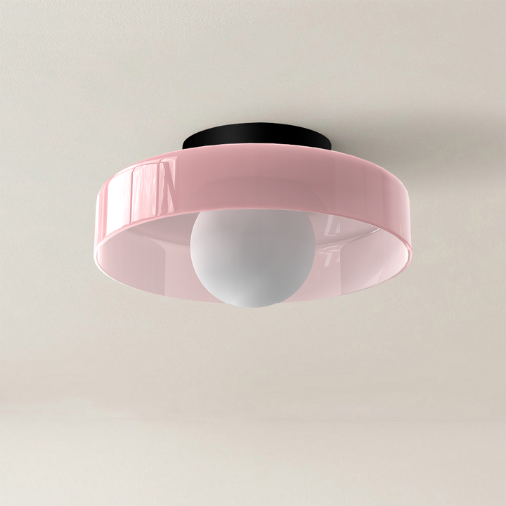 BowLift | LED Round Flush Mount Ceiling Light Fixture - Modern Energy-Efficient Lighting for Contemporary Home Décor & Low Ceilings