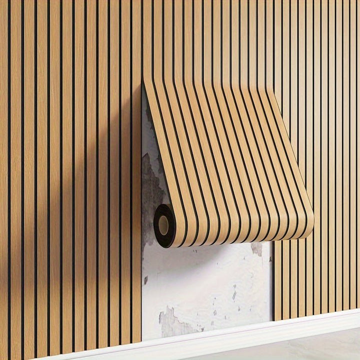BowLift | 3D Self-Adhesive Wall Panels with Realistic Wood Look - Wallvera