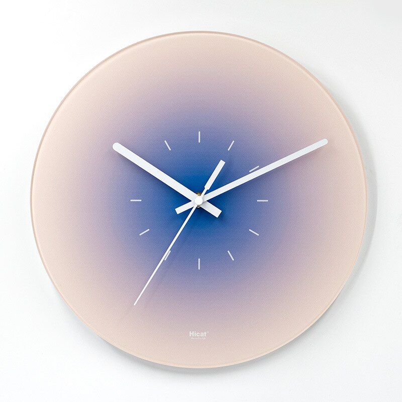 Stylish Luxury Glass Wall Clock - Silent Movement, Unique Design, AvailaBowlifte in 9 Colors | Bowlift