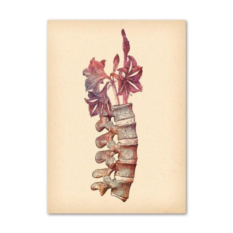 Human Anatomy - Canvas Wall Art Painting | Bowlift