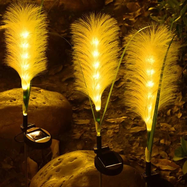 Solar-powered LED garden torch – Decorative outdoor light for pathways and gardens | Bowlift
