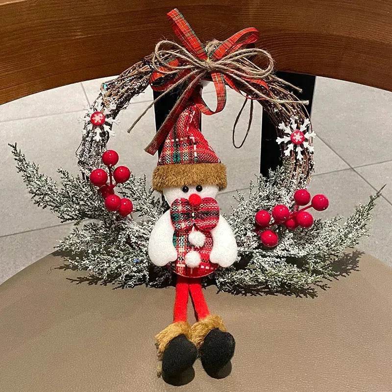 BowLift | Old Man Snowman Elk Vine Ring Christmas