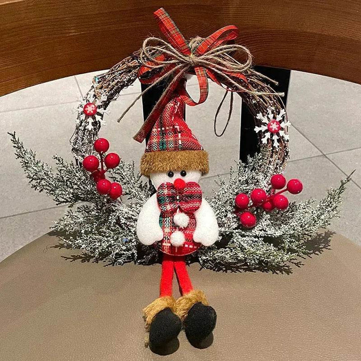 BowLift | Old Man Snowman Elk Vine Ring Christmas