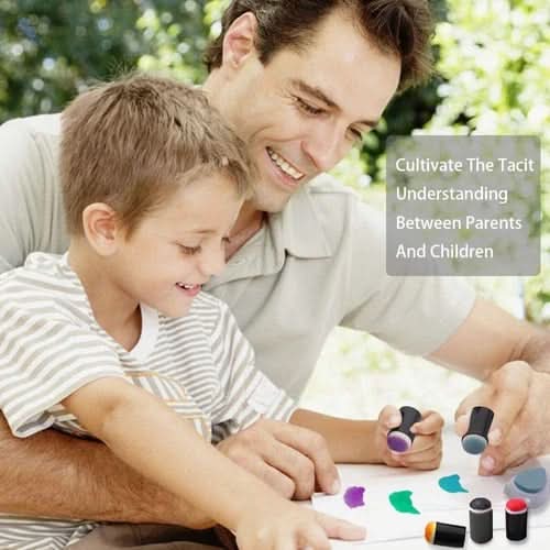 BowLift | ColorSplash – Finger paint set for creative children with stamps and rulers