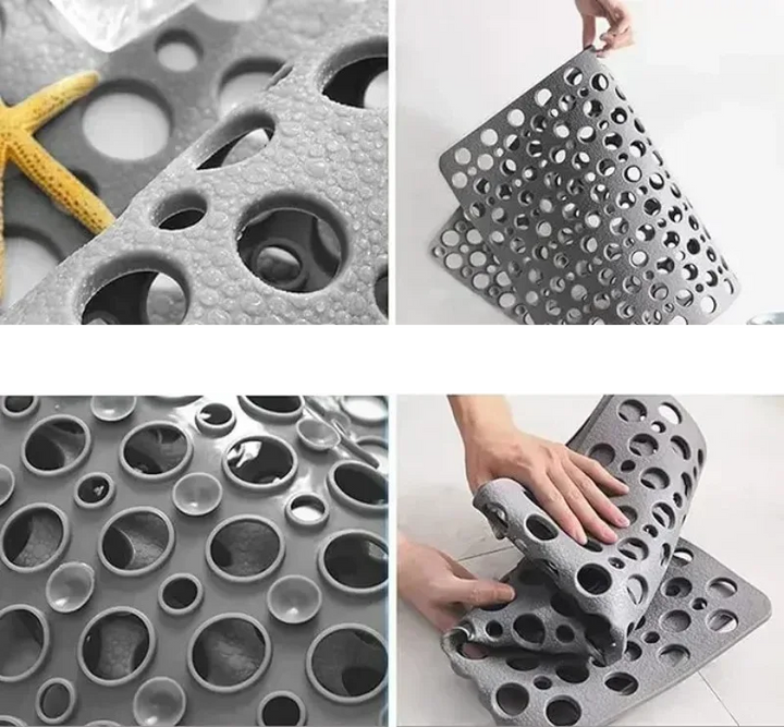 HydroSafe Square Non-Slip Shower Mat Bowlift