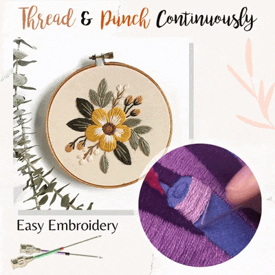 Embroidery needle set for precise sewing and embroidery | Bowlift