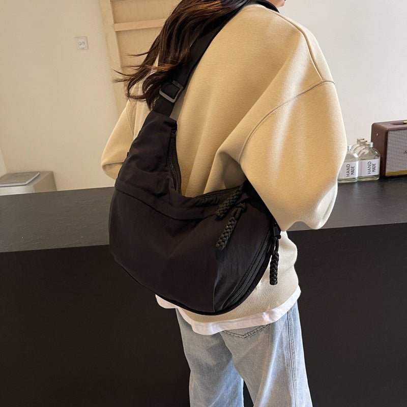 BowLift | EVERCARRY – Nylon Shoulder Bag with Smart Compartments for Everyday Use