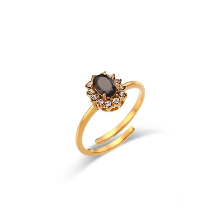 BowLift | Dainty Adjustable Oval Diamond Rings