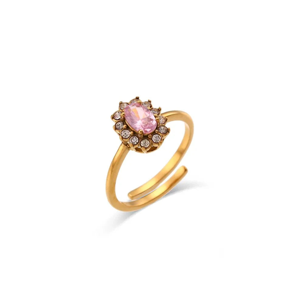 BowLift | Dainty Adjustable Oval Diamond Rings