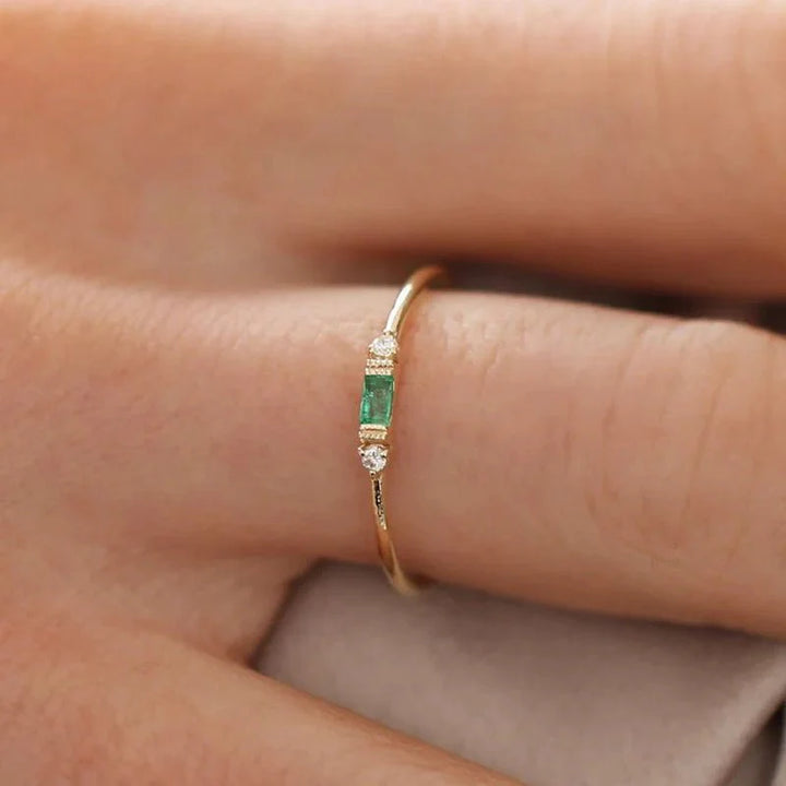BowLift | Dainty & Baguette Diamond Ring