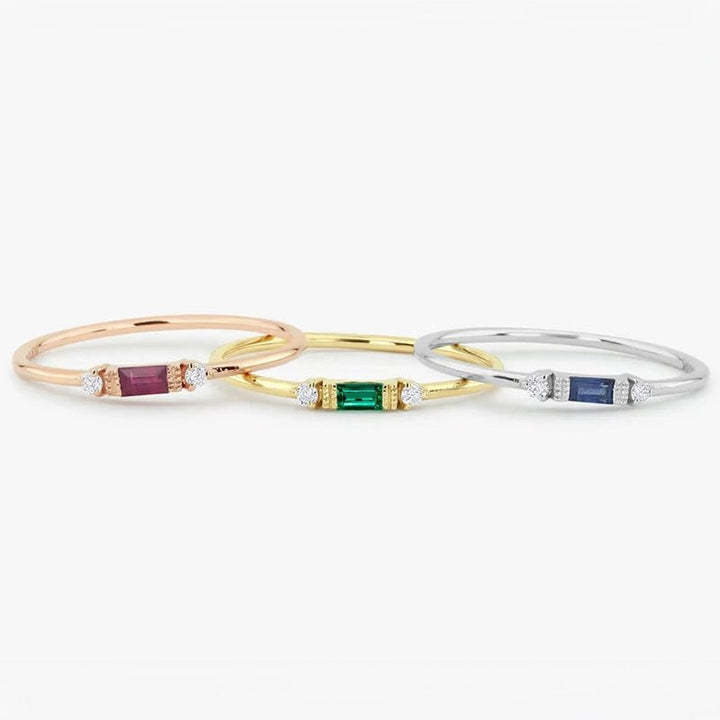 BowLift | Dainty & Baguette Diamond Ring