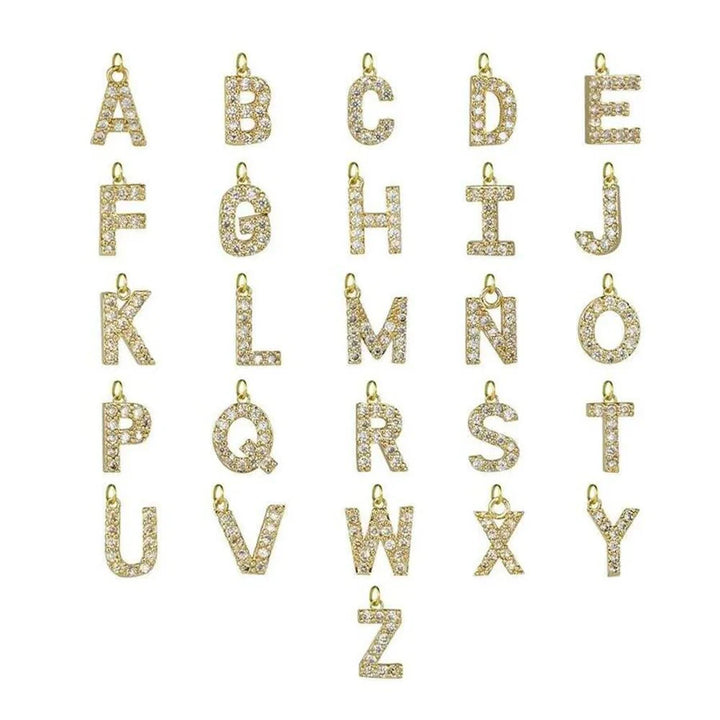 BowLift | Dainty Beaded Chain Initial Necklace