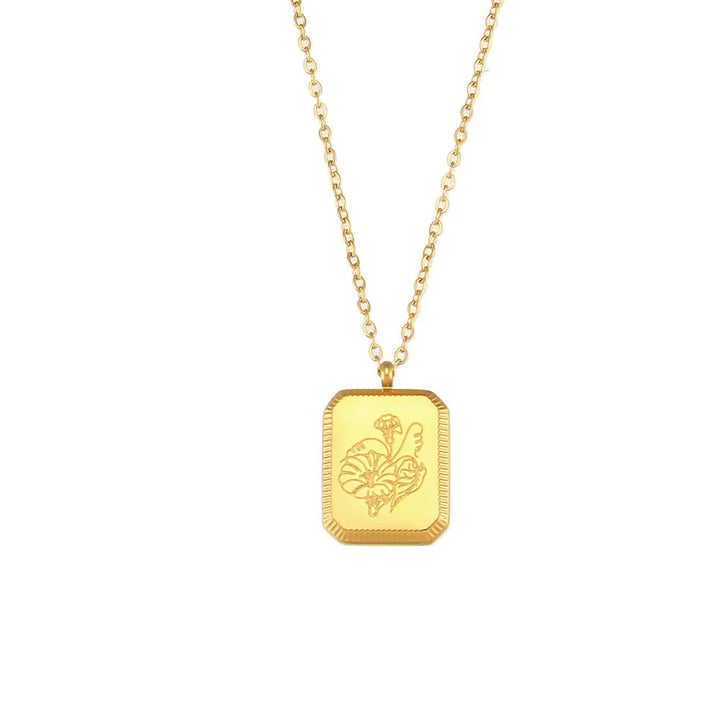 BowLift | Dainty Birth Month Flower Necklace