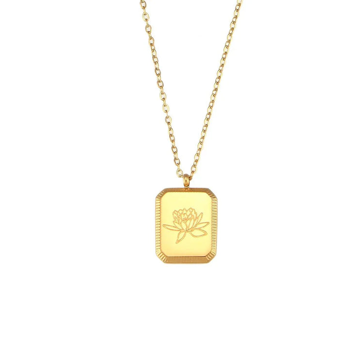 BowLift | Dainty Birth Month Flower Necklace