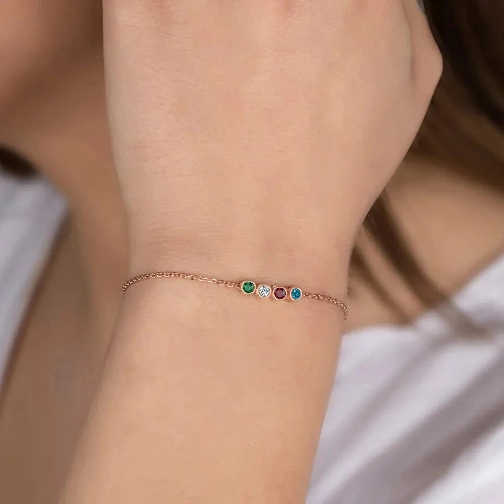 BowLift | Dainty Birthstone Chain Bracelet